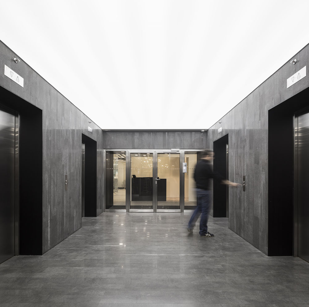 Uralchem Headquarters - View of access elevator lobby